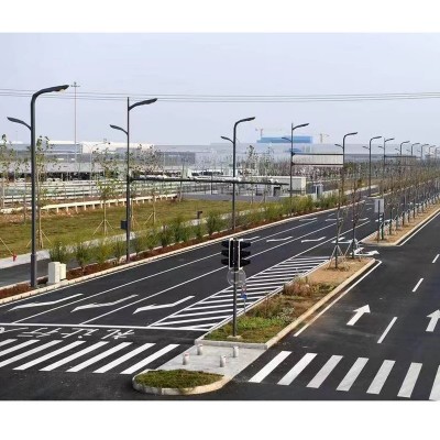 厂家批发太阳能路灯户外高亮度防水LED路灯道路工程led市电路灯图2