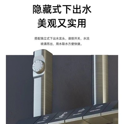 厂家批发外贸枪灰色全铜家用卫生间增压恒温数显卫浴淋浴花 洒套装图4