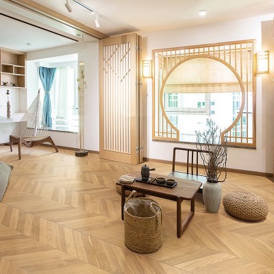 法式复古客厅鱼骨木纹砖瓷砖原木风仿木地板砖全瓷地砖600x 1200图3