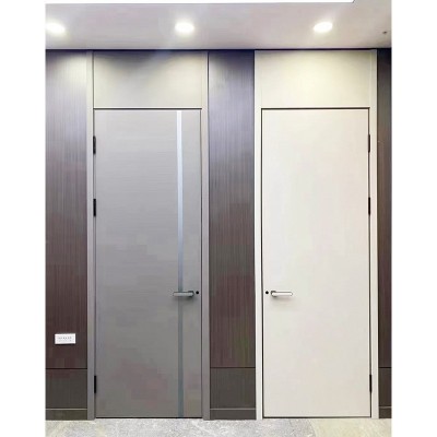 白色烤漆木门复合烤漆门卧室门家用生态免漆门套装室内整门批发图4