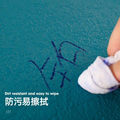 无缝PVC墙布酒店工程PET科技皮墙阻燃防水防霉抗污环保无纺布壁布图3
