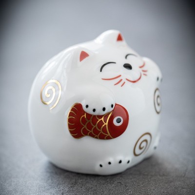 文创 ZAKKA日式杂货 陶瓷大福招财猫储蓄罐 存钱罐 家居摆件  2个图4