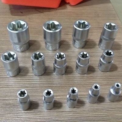 TF-9030 17PC插卡1/2”3/8” 1/4“ E型套筒组套维修图3