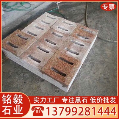 荔枝面G682黄锈石工程板批发 黄色花岗岩火烧面广场石厚砖  1平方米图4