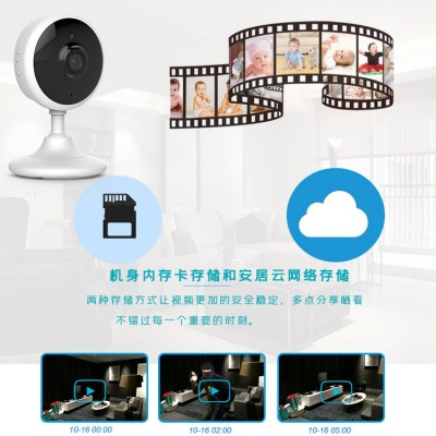手机远程插卡录像回放高清卡片机无线智能wifi语音家用监控摄像头图5