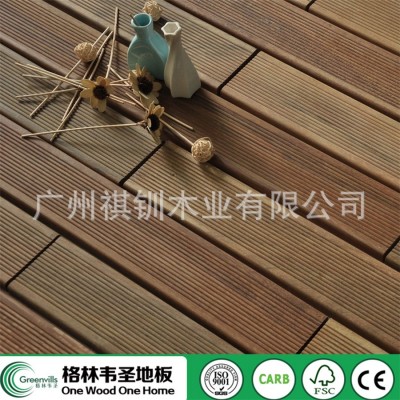珠三角重蚁木户外木地板厂家出口乌干达别墅户外重蚁木实木地18mm图2