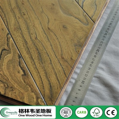 910X910X15/2mm榆木拼花珠三角厂家直销批发中式实木复合拼花地板图5