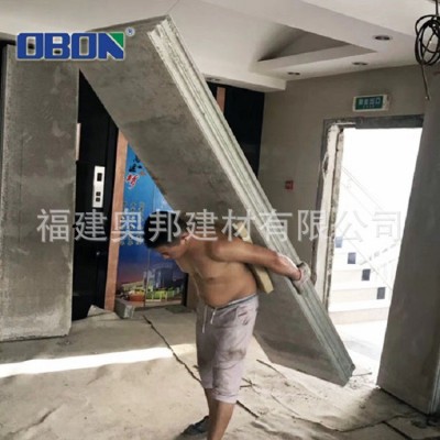 15mm轻质墙板简易 酒店包厢装修隔断墙集成 板式cement隔断 郑州图4