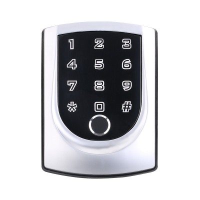 金属灌胶室外防水ID+IC+密码+指纹NFC可自动发卡指纹门禁一体机图4