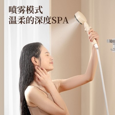 新款梳子增压花洒多功能按摩手持增压喷头家用洗澡手持莲蓬头花洒图5