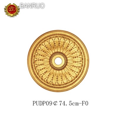 一手货源PU灯盘圆形灯盘聚氨酯灯盘天花装饰材料吊顶材料配件图4