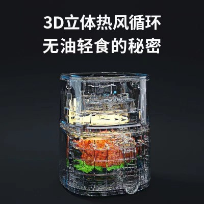 空气炸锅家用大容量电炸锅智能电烤箱全自动多功能早餐机电器批发图4