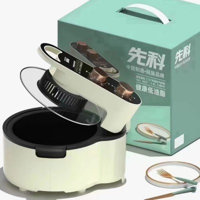 先科可视款空气炸锅7L升大容量多功能电炸锅家用电烤箱智能无油烟图5