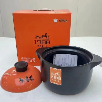思特嘉美6L陶瓷砂锅5升电砂锅家用炖锅锅煲汤锅炖锅耐高温煮粥锅图3