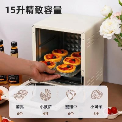 现代家用立式15升大容量多功能电烤箱小型迷你烘焙电烤炉新款礼品图4