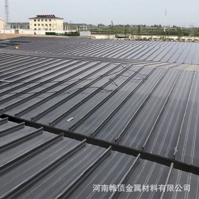 1.2mm厚65-430型铝镁锰合金屋面板 氟碳涂层直立锁边金属屋面瓦图5