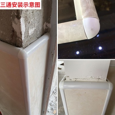 石塑仿大理石纹装饰线条 瓷砖修边条阳角线 压边条空心收口条护角图4