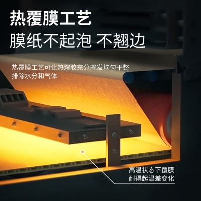 碳晶板免漆木饰面板背景墙集成护墙板竹炭木碳岩板金属镜面装饰板图6