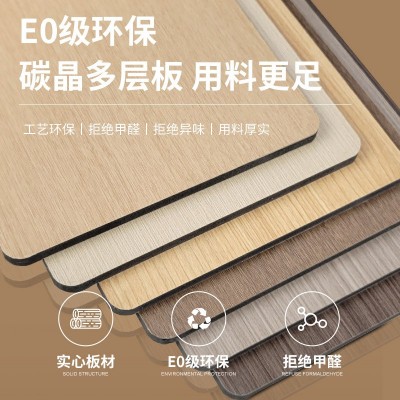 碳晶板免漆木饰面板背景墙集成护墙板竹炭木碳岩板金属镜面装饰板图5
