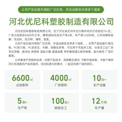 阳光板批发双层拜耳pc板车间透明采光板温室 隔断插接板建筑工程图5