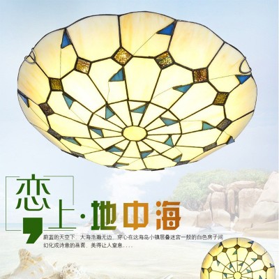 地中海蒂凡尼贝壳50大吸顶灯 过道门厅装饰灯 温馨客厅卧室灯批发图5