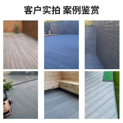 环保塑木地板户外露台阳台别墅花园室外地板二代共挤防腐木塑板图4