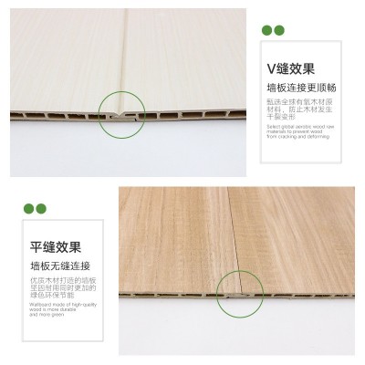 批发竹木纤维集成墙板快装护墙板室内全屋制定吊顶材料集成墙板图5