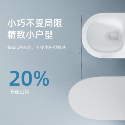 家用抽水小户型普通马桶防臭大口径坐厕超漩虹吸式节水蛋形座便器图3