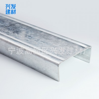 供应U型轻钢龙骨 60主龙骨 60×24 U型镀锌 吊顶隔墙专用龙骨图2