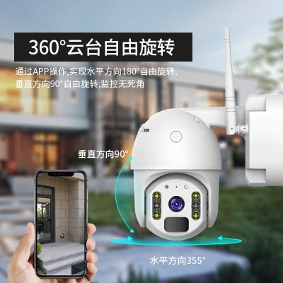 UBOX摄像机家用4G户外太阳能监控器WIFI无线免插电全景360摄像头图2