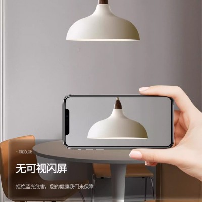 餐厅吊灯三头设计师款侘寂风客厅餐桌吧台日式简约艺术卧室床头灯图4