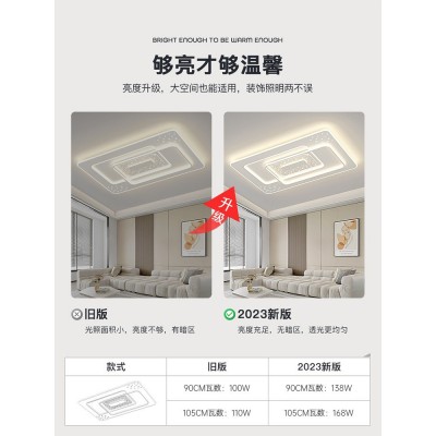 北欧大气客厅灯led卧室吸顶灯星空顶餐厅吊灯简约现代灯具套餐图4