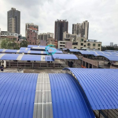 虹扬pvc瓦半透明瓦塑料彩瓦石棉瓦农村改造工程厂房瓦雨棚隔热瓦图4
