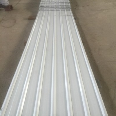 0.5厚古建筑用黑色仿古瓦 740型绿色聚酯竹节瓦 小草围挡彩钢瓦图4