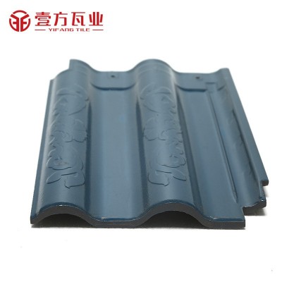 宜兴紫砂陶土西式连锁瓦300*400洋房彩片现代别墅屋顶陶瓷瓦图5