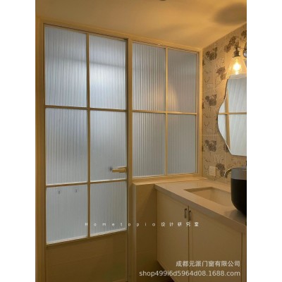 原木色玻璃平开门卫生间门淋浴隔断厨房阳台门可搭配日式风奶油风图5