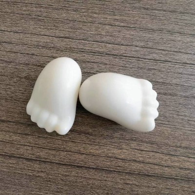 汉白玉石脚丫工艺品创意时尚家居雕刻书房家居客厅装饰茶桌小摆件图5
