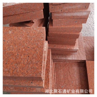 产地批发 中国红石材 将军红花岗岩 贵妃红光面荔枝面 外墙干挂图4