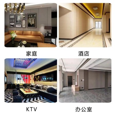 竹木纤维集成墙板石塑PVC全屋整装护墙板墙裙吊顶家装酒店饰面板图5