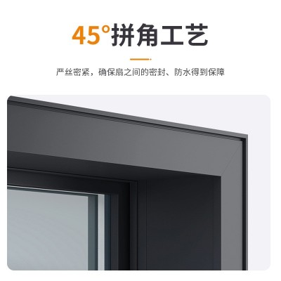 厂家批发极窄卫生间平开门边框简洁厨房卧室门玻璃铝合金室内门图3