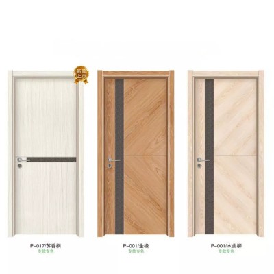 简约系列木门 整套烤漆门免漆门隔音环保旅馆酒店 工程深拉门图2