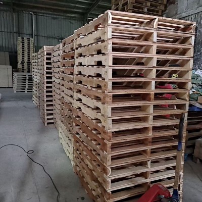 厂家直销美式托盘 消毒托盘 熏蒸木托盘仓库周转木质垫板免费送货图3