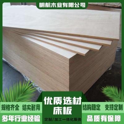 供应装修建筑杨木三合板 批发木板 物流包装运输工程多层板生产厂家图2