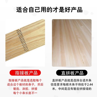产地直供香杉木直拼板长条板仿古建筑实木锅盖板17mm橱柜板集成材图2