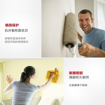 锐仕墙面保护水性罩面漆半哑光透明自刷防尘涂料哑光防护内外墙图4