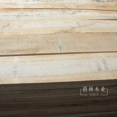白杨木 家具实木板 坚韧无虫板材 室内装修木材 杨木 爵林木业图2