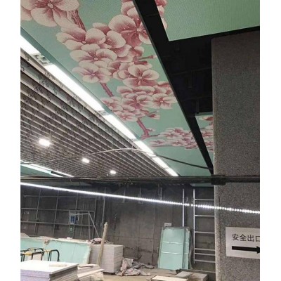 地铁站墙体铝单板木棉花图案铝板***时尚金属建材图5