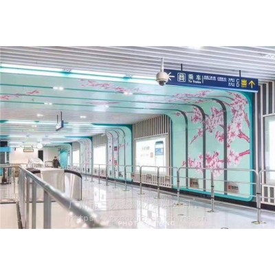 连云港包柱铝单板日落黄墙体铝板滚孤成型铝合金板金属建材图4