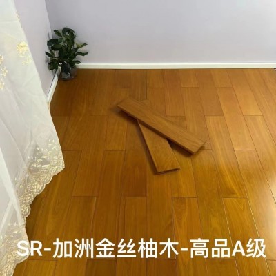 木地板 厂家批发木地板 加洲金丝柚木 实木地板 原木地板环保地图4