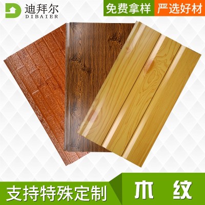 批发木纹金属雕花板彩钢聚氨酯夹芯板雕花板外墙保温装饰一体板图4